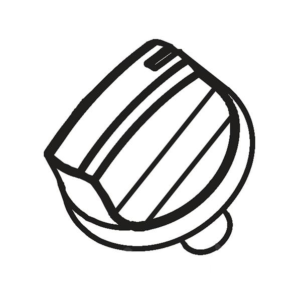 FRIGIDAIRE 5304498808 COOKTOP BURNER KNOB (WHITE) (GENUINE OEM PART) - Parts Solution Group