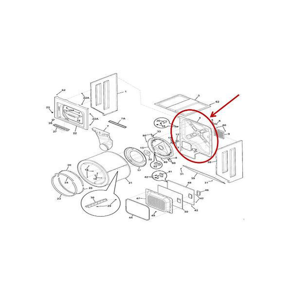 FRIGIDAIRE 5304500431 PANEL (genuine oem part) - Parts Solution Group