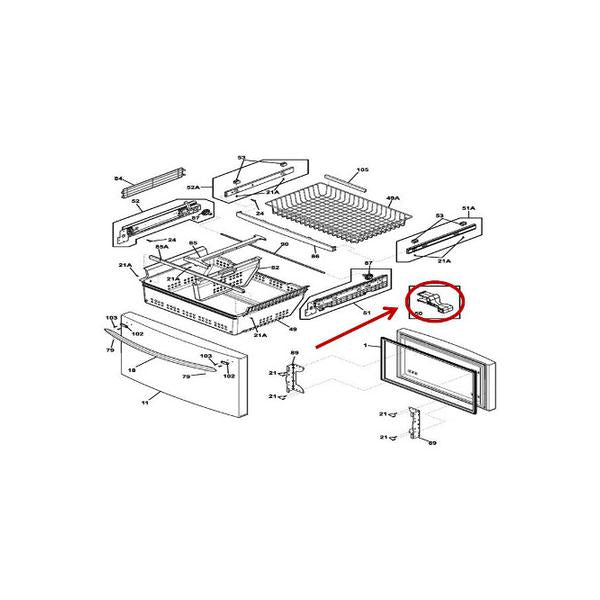 FRIGIDAIRE 5304501271 CLIP (genuine oem part) - Parts Solution Group