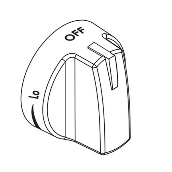 FRIGIDAIRE 5304501618 COOKTOP BURNER KNOB (STAINLESS) (GENUINE OEM PART) - Parts Solution Group