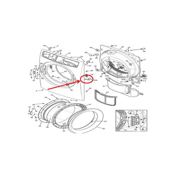 FRIGIDAIRE 5304505258 HARNESS (genuine oem part) - Parts Solution Group