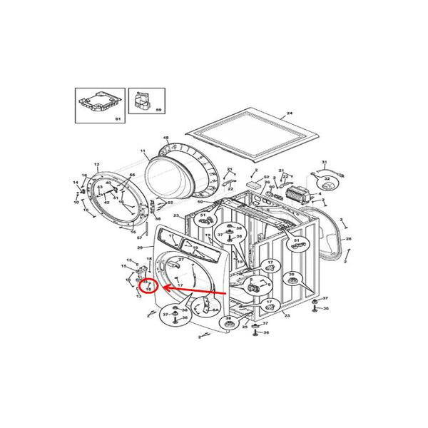 FRIGIDAIRE 5304505259 SCREW (genuine oem part) - Parts Solution Group