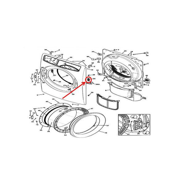 FRIGIDAIRE 5304505317 LATCH (genuine oem part) - Parts Solution Group