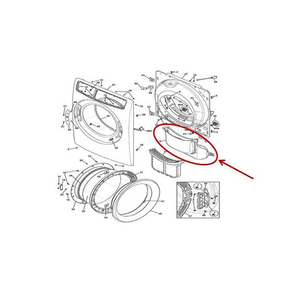 FRIGIDAIRE 5304505353 DUCT ASSEMBLY (genuine oem part) - Parts Solution Group