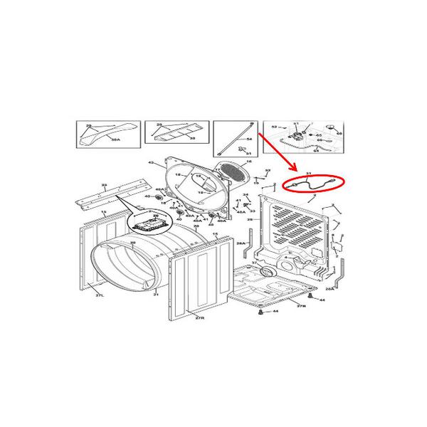 FRIGIDAIRE 5304505407 CORD (genuine oem part) - Parts Solution Group