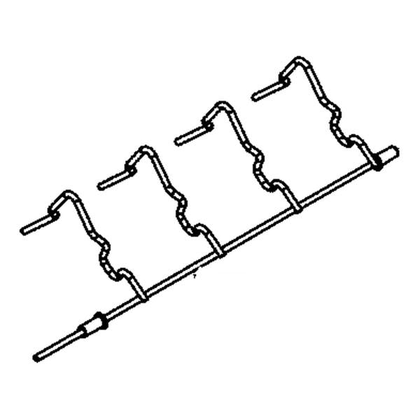 FRIGIDAIRE 5304506535 DISHWASHER 4-WIRE TINE ROW RIGHT (GRAY) (GENUINE OEM PART) - Parts Solution Group