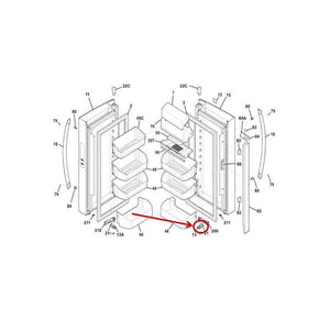 FRIGIDAIRE 5304508039 DOOR STOP (genuine oem part)