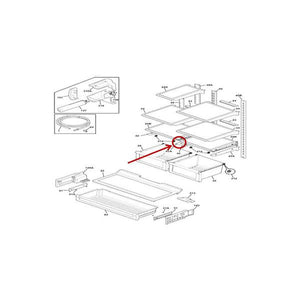FRIGIDAIRE 5304508042 RAIL (genuine oem part)