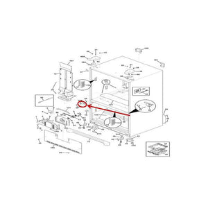 FRIGIDAIRE 5304508045 HINGE ASSEMBLY (genuine oem part)