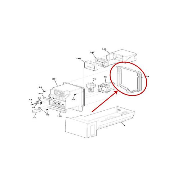 FRIGIDAIRE 5304508066 GASKET (genuine oem part) - Parts Solution Group