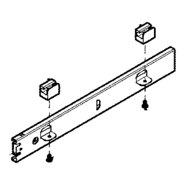FRIGIDAIRE 5304508095 REFRIGERATOR FREEZER BASKET SLIDE RAIL LEFT (GENUINE OEM PART) - Parts Solution Group