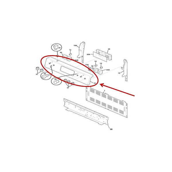 FRIGIDAIRE 5304509212 PANEL (genuine oem part) - Parts Solution Group
