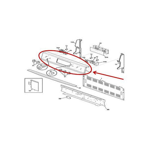 FRIGIDAIRE 5304510018 PANEL BACKGUARD (genuine oem part)