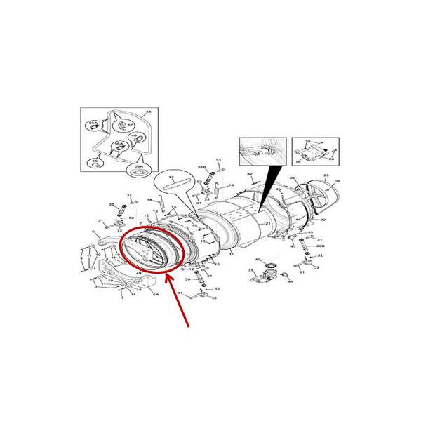 FRIGIDAIRE 5304510094 BELLOWS (genuine oem part) - Parts Solution Group