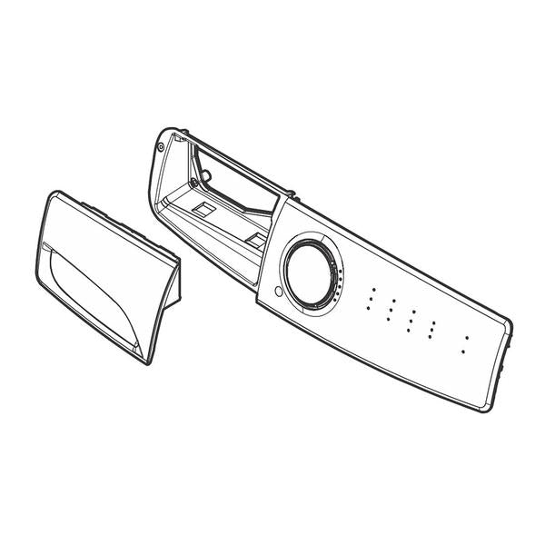 FRIGIDAIRE 5304510125 WASHER CONTROL PANEL ASSEMBLY (GENUINE OEM PART) - Parts Solution Group