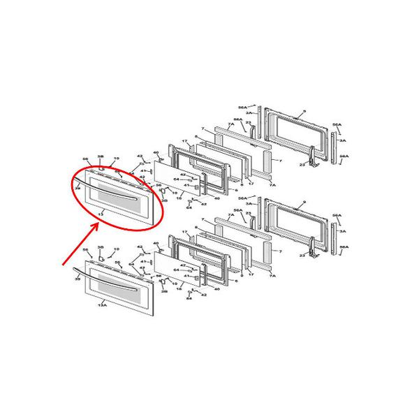 FRIGIDAIRE 5304510851 DOOR ASSEMBLY (genuine oem part) - Parts Solution Group