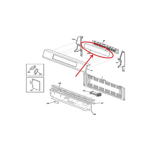 FRIGIDAIRE 5304511261 OVERLAY (genuine oem part) - Parts Solution Group