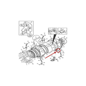 FRIGIDAIRE 5304511453 AIR CHAMBER (genuine oem part)