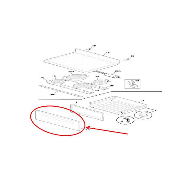 FRIGIDAIRE 5304511973 PANEL (genuine oem part) - Parts Solution Group