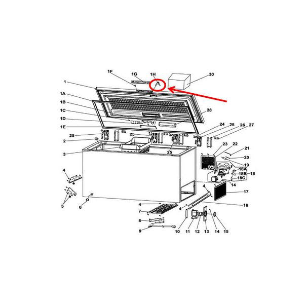 FRIGIDAIRE 5304512917 KEY (genuine oem part) - Parts Solution Group