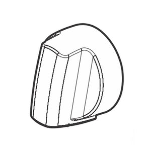 FRIGIDAIRE 5304514114 RANGE SURFACE BURNER KNOB (STAINLESS) (GENUINE OEM PART)