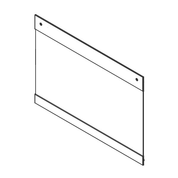 FRIGIDAIRE 5304514953 WALL UPPER OVEN DOOR OUTER PANEL (STAINLESS) (GENUINE OEM PART) - Parts Solution Group