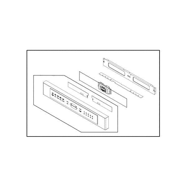 FRIGIDAIRE 5304515306 CONTROL PANEL (genuine oem part) - Parts Solution Group
