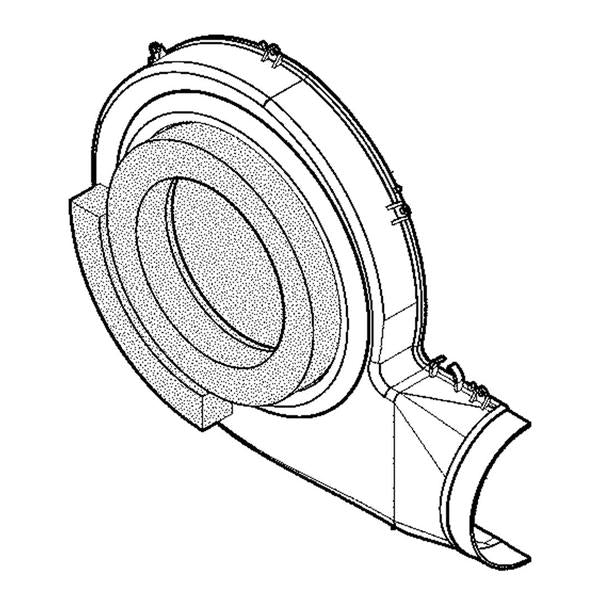 FRIGIDAIRE 5304515916 LAUNDRY CENTER DRYER BLOWER HOUSING FRONT (GENUINE OEM PART) - Parts Solution Group