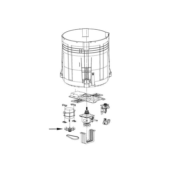 FRIGIDAIRE 5304516131 PULLEY (genuine oem part) - Parts Solution Group