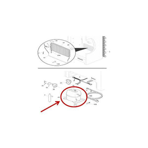 FRIGIDAIRE 5304516745 COMPRESSOR (genuine oem part)