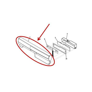 FRIGIDAIRE 5304517658 CONTROL PANEL (genuine oem part)