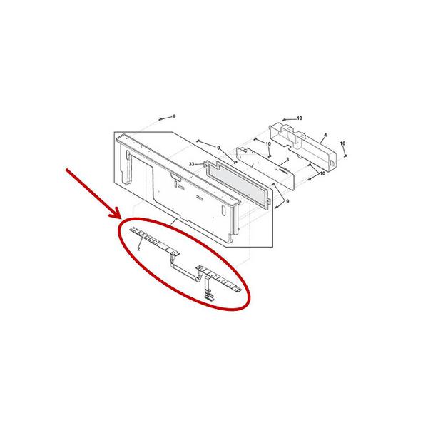 FRIGIDAIRE 5304518467 SWITCH ASSEMBLY (genuine oem part) - Parts Solution Group