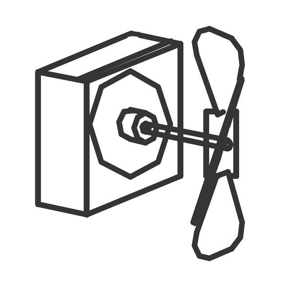 FRIGIDAIRE 5304518492 REFRIGERATOR EVAPORATOR FAN MOTOR AND BLADE (GENUINE OEM PART) - Parts Solution Group