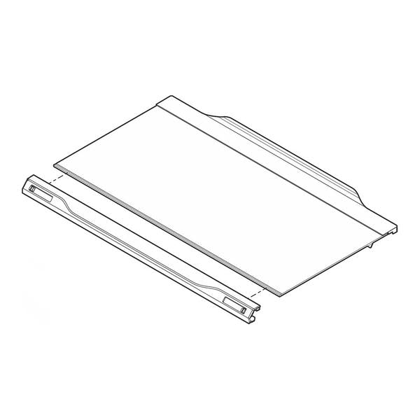 FRIGIDAIRE 5304519729 REFRIGERATOR CRISPER DRAWER COVER ASSEMBLY (GENUINE OEM PART) - Parts Solution Group