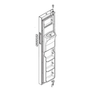 FRIGIDAIRE 5304527274 REFRIGERATOR FREEZER DOOR ASSEMBLY (STAINLESS) (GENUINE OEM PART)