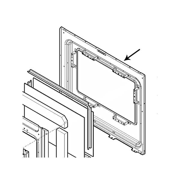 FRIGIDAIRE 5304529999 OVEN DOOR LINER (genuine oem part) - Parts Solution Group