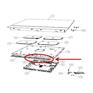 FISHER & PAYKEL 534843P BOARD/MASK ASSEMBLY MASTER CONTROL (GENUINE OEM PART)