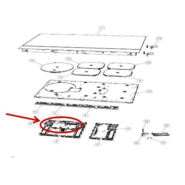 FISHER &amp; PAYKEL 534845 BOARD FILTER (genuine oem part) - Parts Solution Group