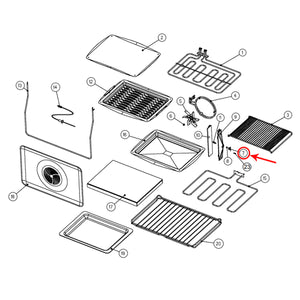 FISHER & PAYKEL 546312 HOLDER BULB G4 T350 (GENUINE OEM PART)