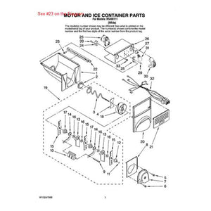 WHIRLPOOL 67006529 REFRIGERATOR SCREW (GENUINE OEM PART)