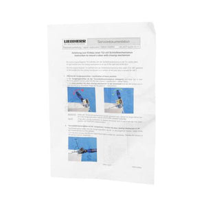LIEBHERR 7083415 WINE STORAGE CABINET INSTRUCTION DOOR REPLACEMENT L (GENUINE OEM PART)