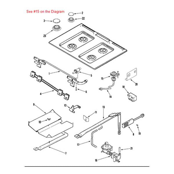 WHIRLPOOL 74010961 ORIFICE (12K) HOLDER (GENUINE OEM PART)