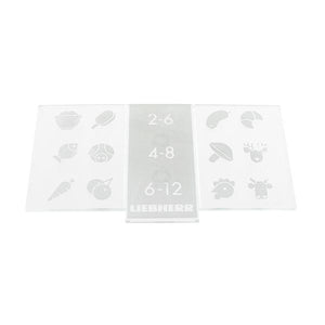 LIEBHERR 742883800 FREEZER DRAWER PLAQUES (GENUINE OEM PART)