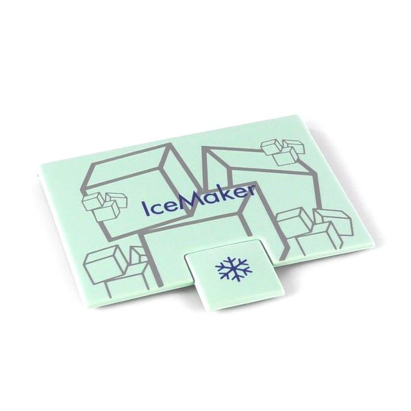 LIEBHERR 743025000 FREEZER SMALL FREEZER DRAWER ICEMAKER PLAQU (GENUINE OEM PART) - Parts Solution Group