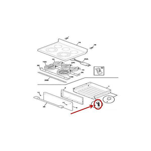 FRIGIDAIRE 807047202 GLIDE (genuine oem part)