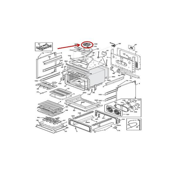 FRIGIDAIRE 807123002 MOTOR ASSEMBLY (genuine oem part) - Parts Solution Group