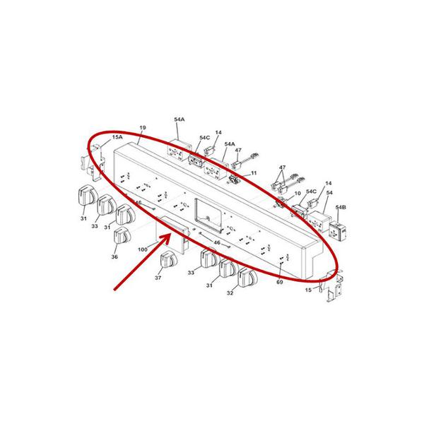 FRIGIDAIRE 809103501 SS CONTROL PANEL (genuine oem part) - Parts Solution Group