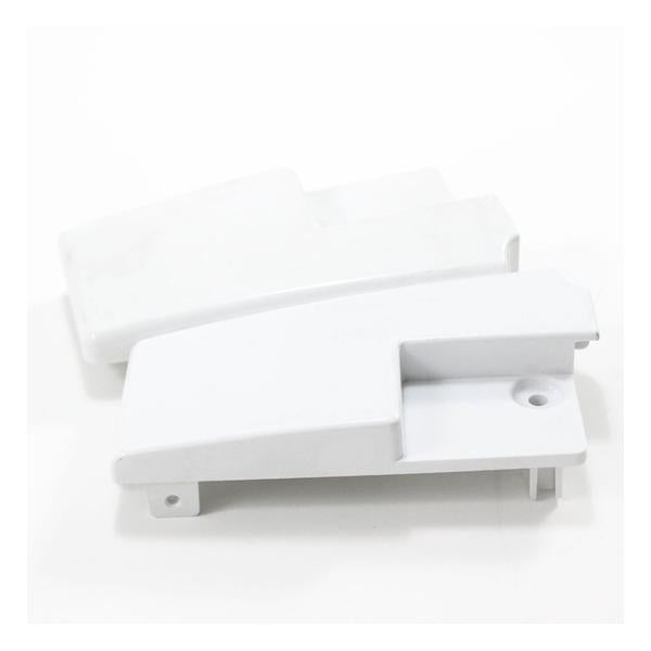 WHIRLPOOL 814562 RANGE CONTROL PANEL END CAP SET (WHITE) (GENUINE OEM PART) - Parts Solution Group