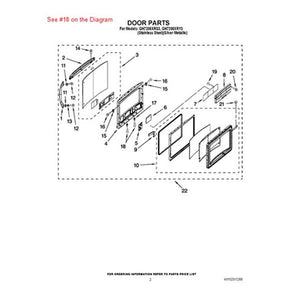 WHIRLPOOL 8206179 SCREW (GENUINE OEM PART)