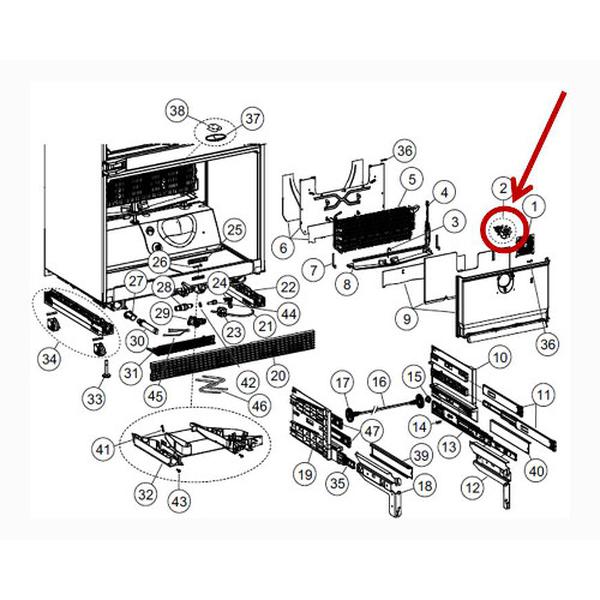 FISHER &amp; PAYKEL 820681P REFRIGERATOR FREEZER FAN MOTOR (genuine oem part) - Parts Solution Group